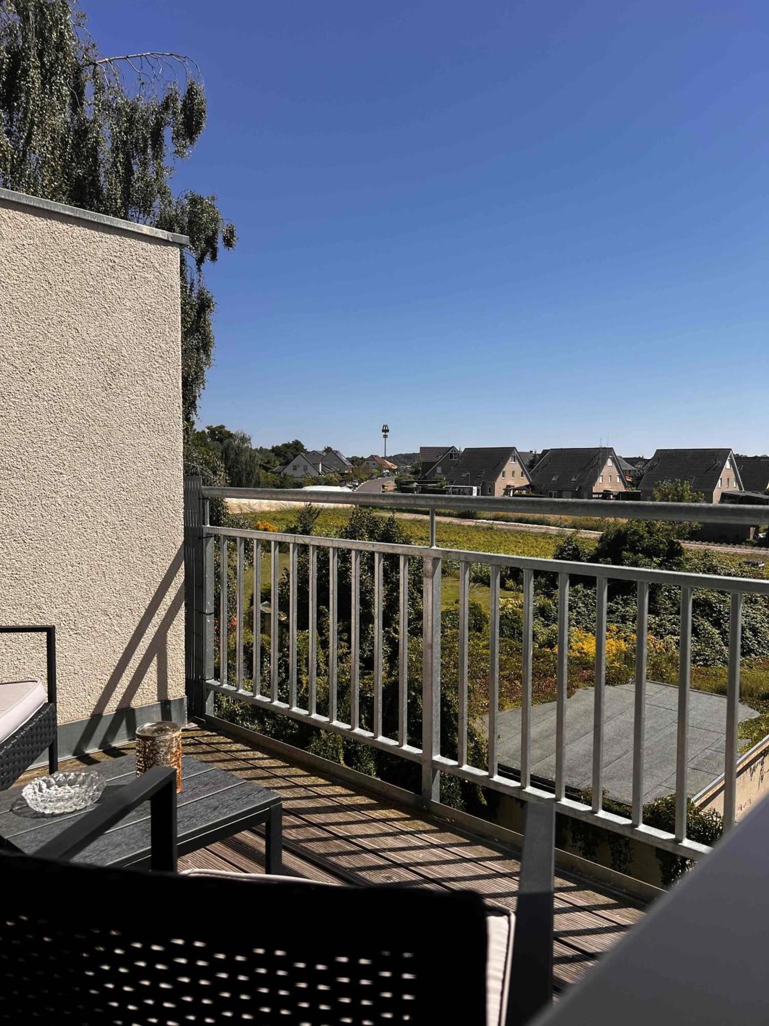 Stilvolle Ferien-Geschaeftswohnung Brandenburger Seenlandschaft Werder  Exterior photo